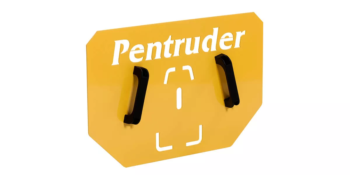 Шаблон для упрощения монтажа направляющих стенорезной машины Pentruder