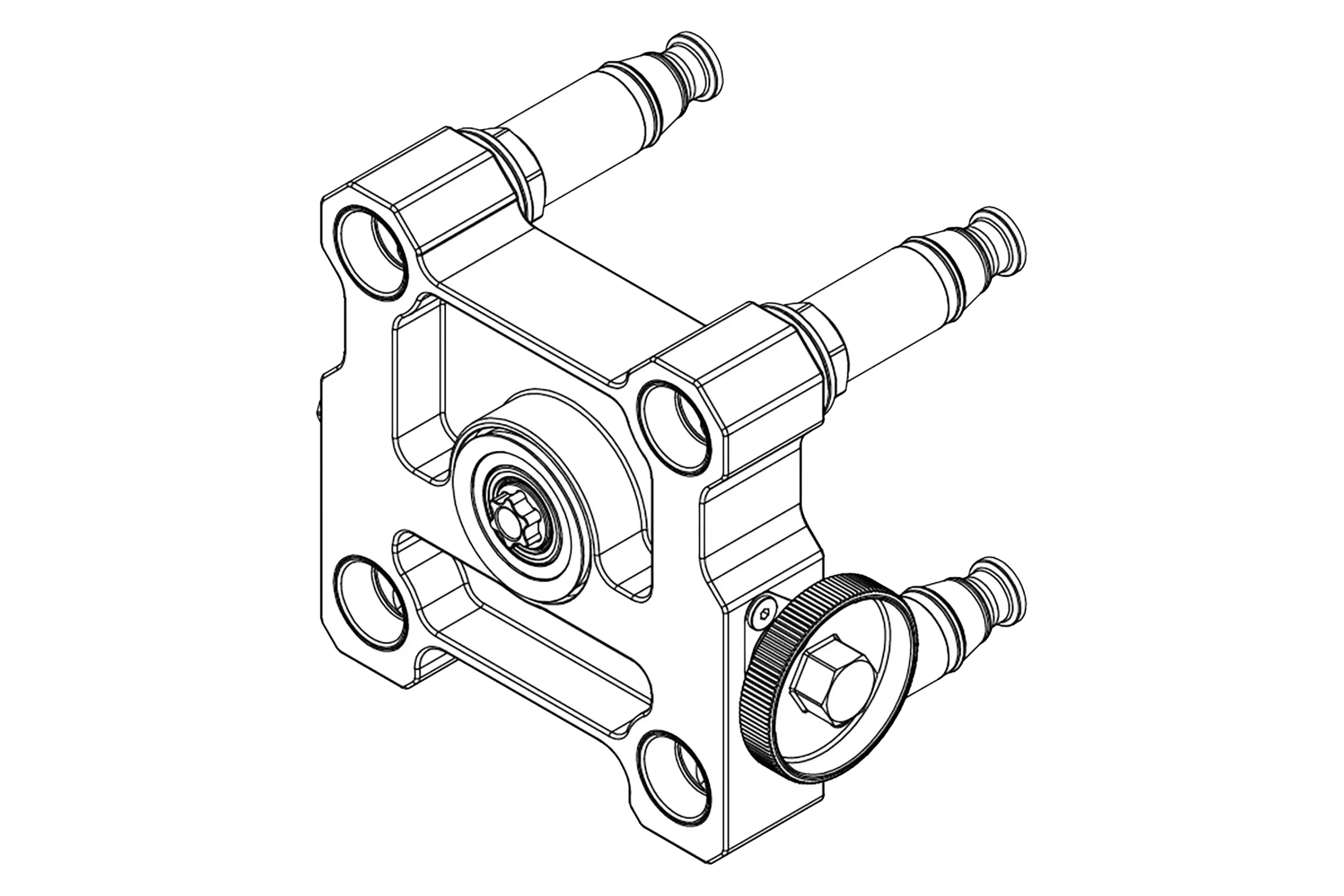 Проставочный блок ERC1-87 для Pentruder MDU3