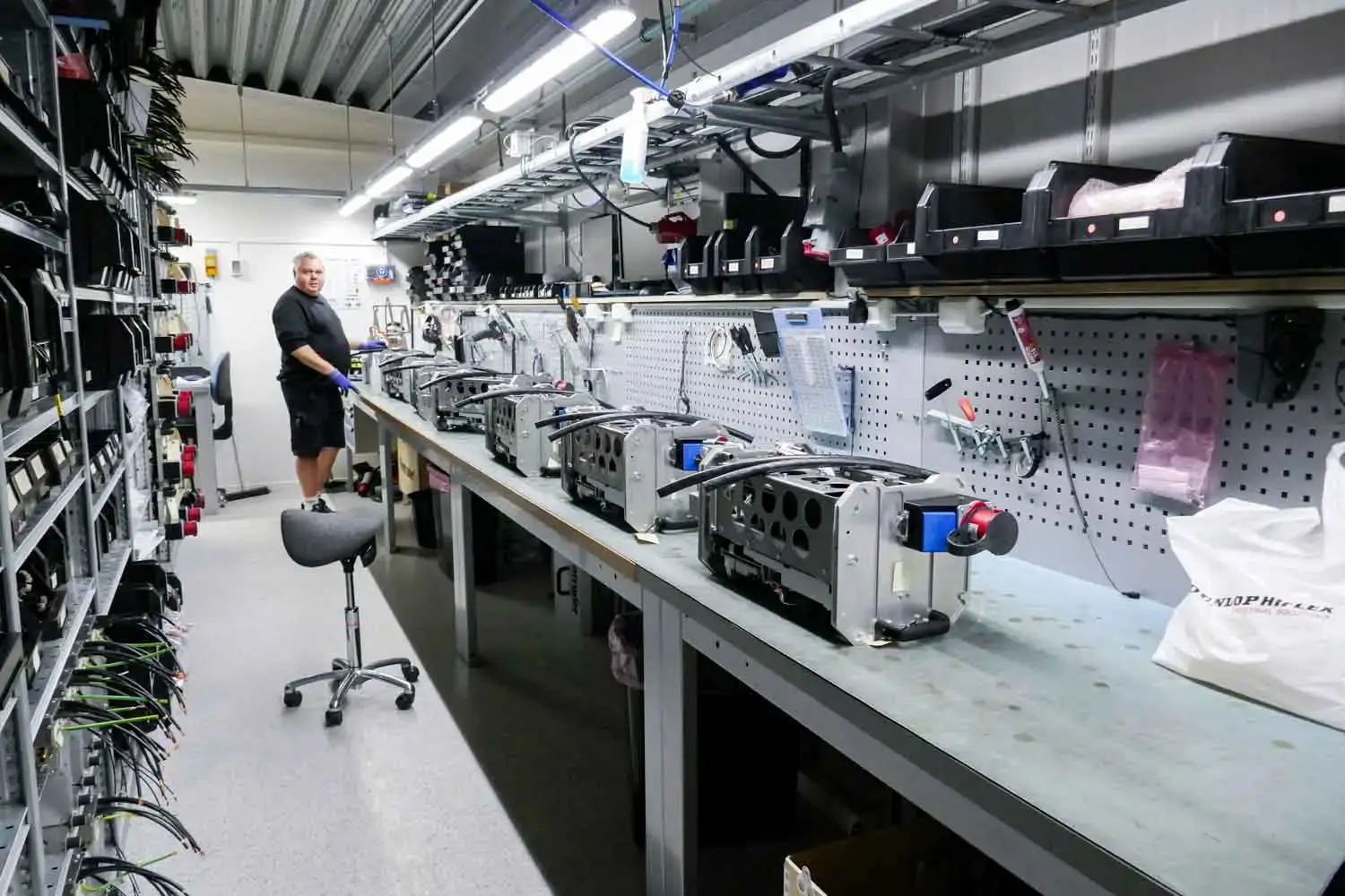 Часть производственных площадей Pentruder в Бурленге, Швеция.